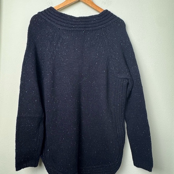 NWT Stitch Fix Market & Spruce Wool Blend Greyson Textured V-Neck Pullover XL - Picture 7 of 12